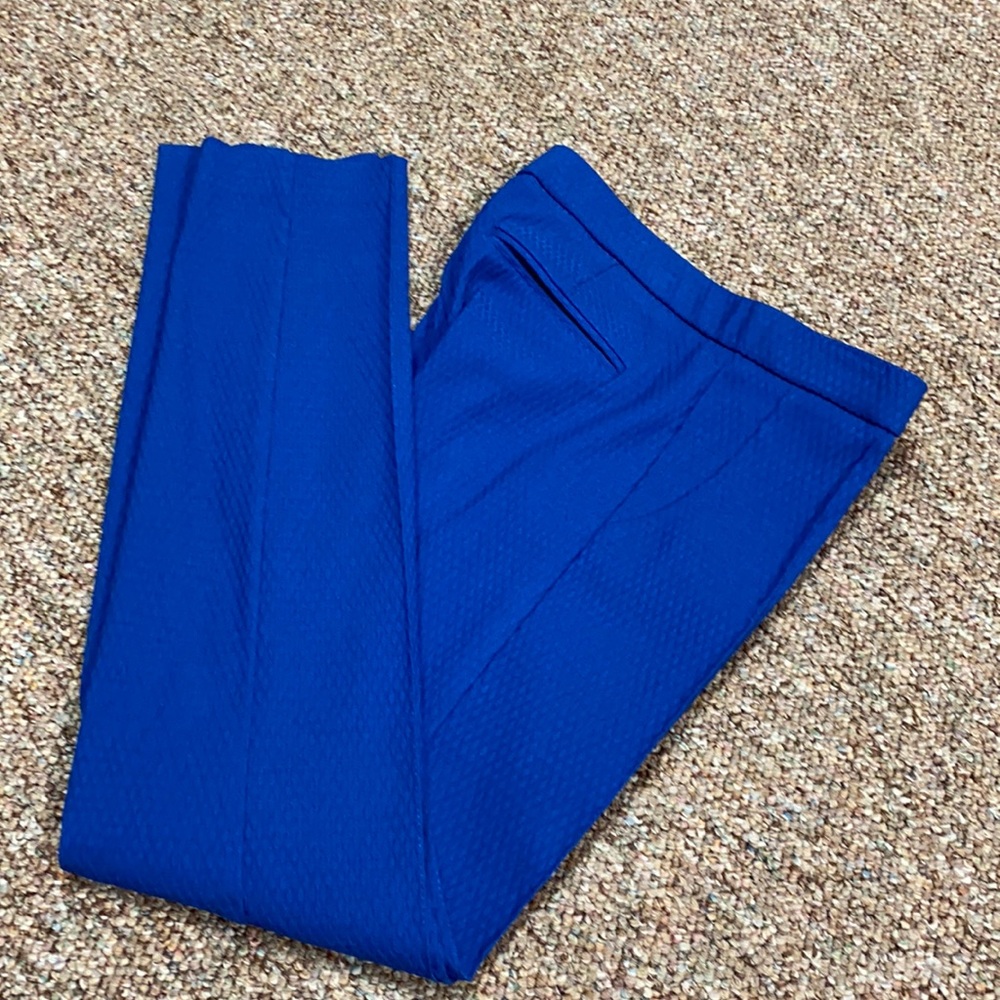Delia blue ribbed leggings- size 4
